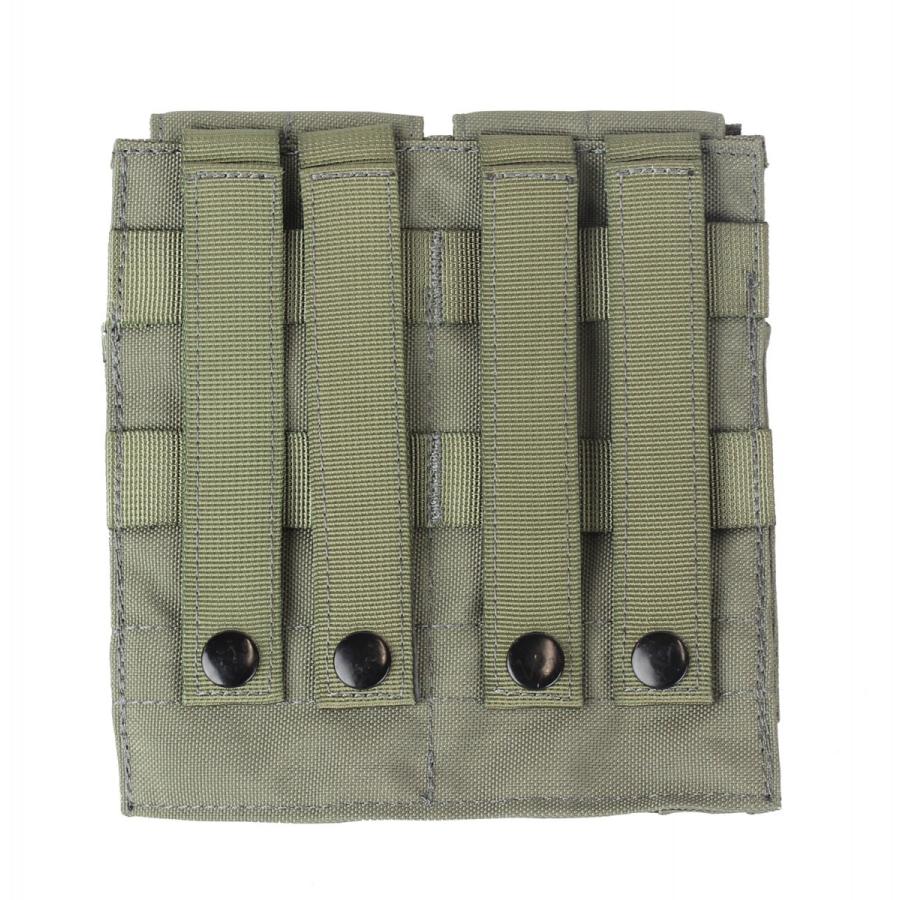 WoSporT ダブルM4マガジンポーチ BK 【 ネコポス可 】 : ミリタリー