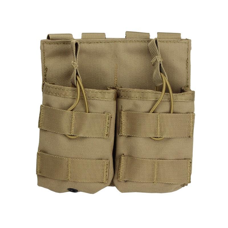 WoSporT M4オープントップ ダブルマガジンポーチ TAN 【 ネコポス可
