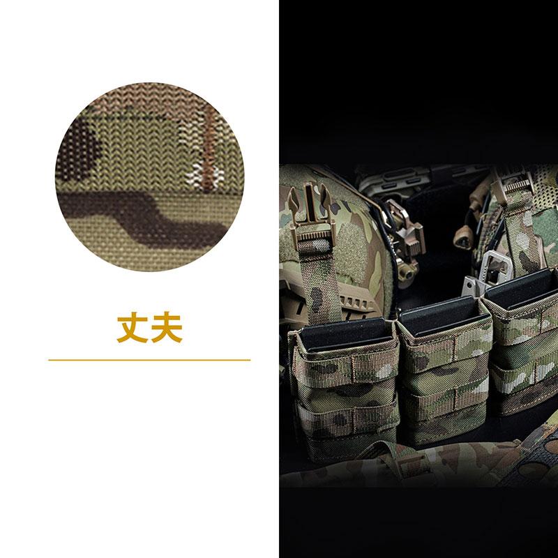 WoSporT esstacタイプ 5.56 トリプルマガジンポーチフロントパネル ミディアム BK|hercules-gear|04