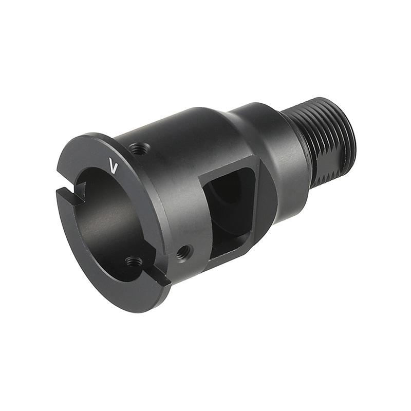 Maple Leaf アウターバレルベース 14mm逆ネジ アルミCNC(VFC M4 GBB用