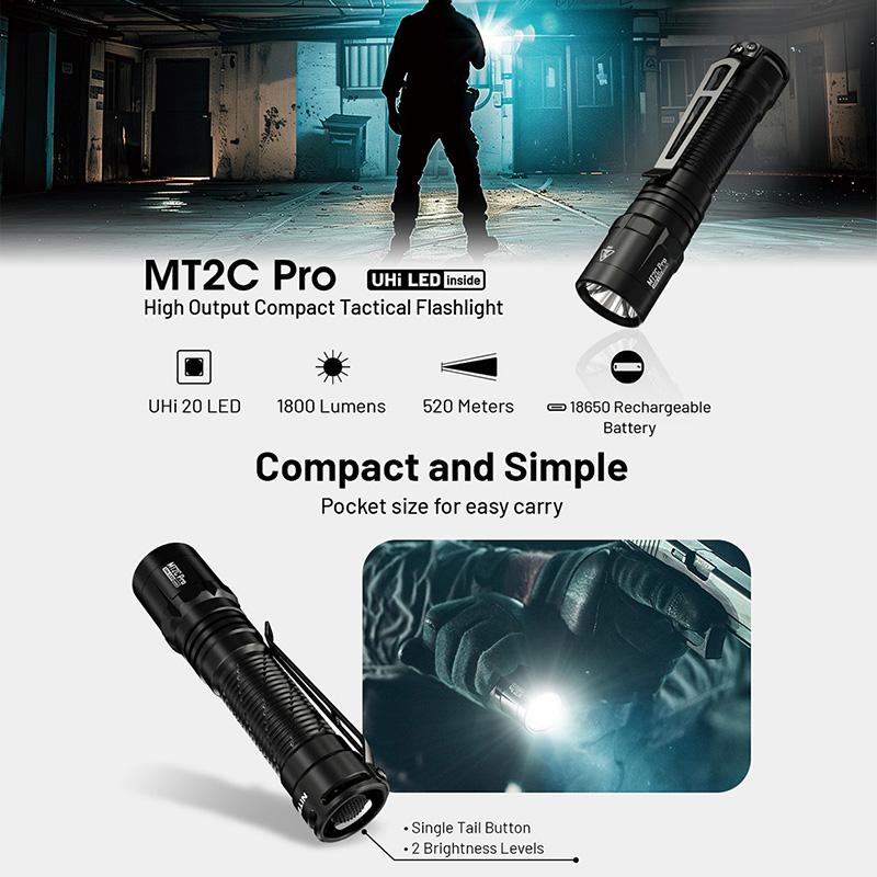 NITECORE(ナイトコア) MT2C Pro 高出力コンパクト タクティカル