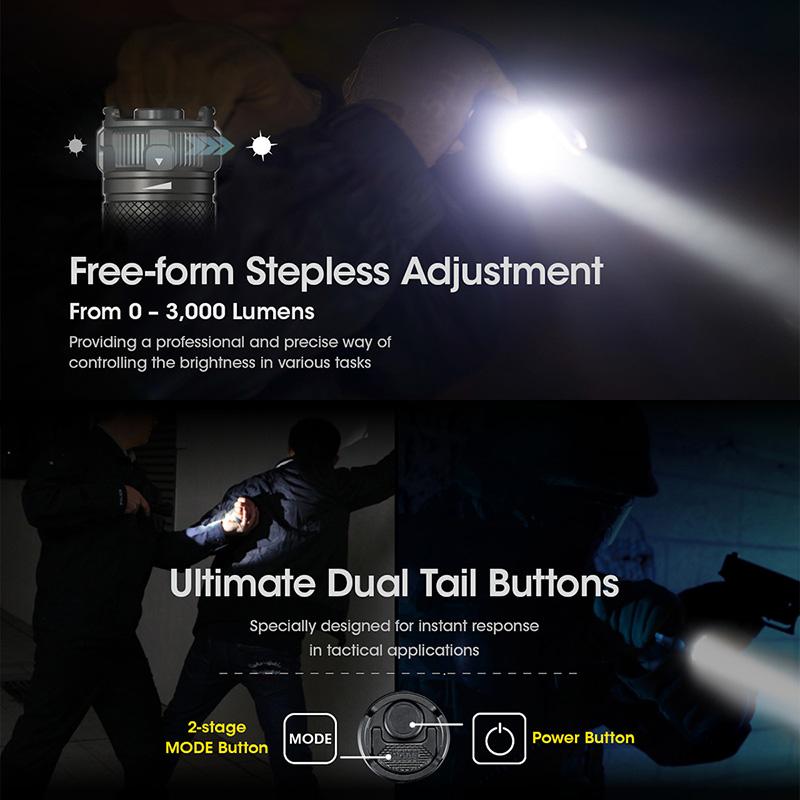 NITECORE(ナイトコア) SRT7i スマートセレクターリング搭載