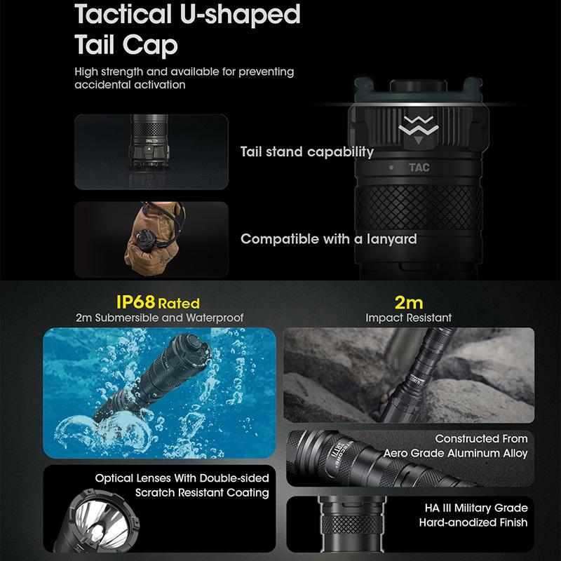 NITECORE(ナイトコア) SRT7i スマートセレクターリング搭載