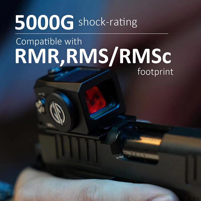 Nutrek Optics ROVAC 1×20×16 ソーラーパワー 3MOA ドットサイト RMR/RMS/RMSc マウント互換の画像