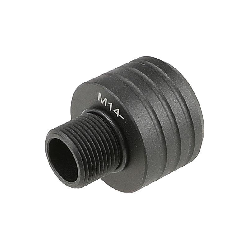 ACETECH 変換アダプター 20mm(メス)→14mm逆ネジ(オス) : ミリタリー