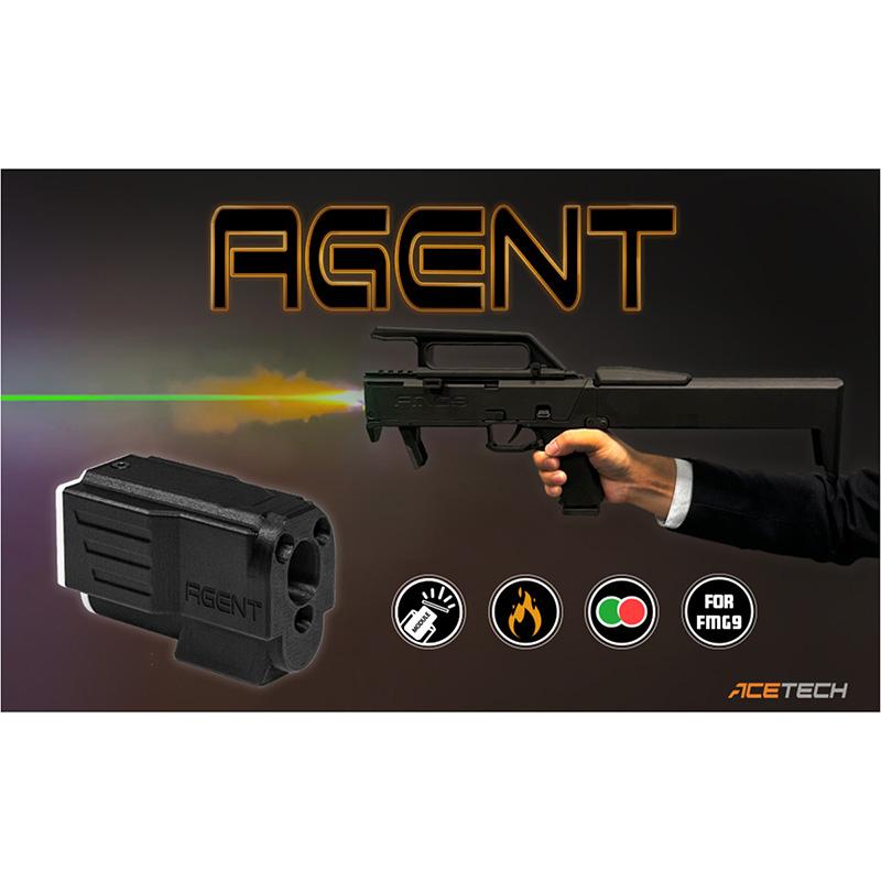 ACETECH FMG-9+AGENT トレーサーユニット セット(レッド&グリーン蓄光