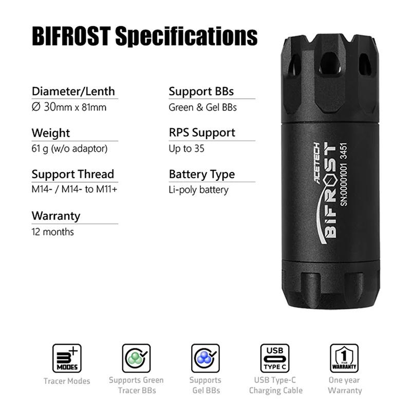 ACETECH Bifrost バイフロスト レインボートレーサーユニット ACETECH Bifrost バイフロスト レインボートレーサーユニット