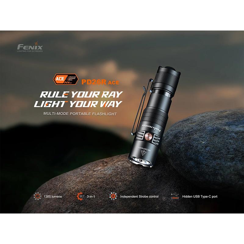FENIX(フェニックス) Fenix PD26R ACE 多機能 ポータブルフラッシュ