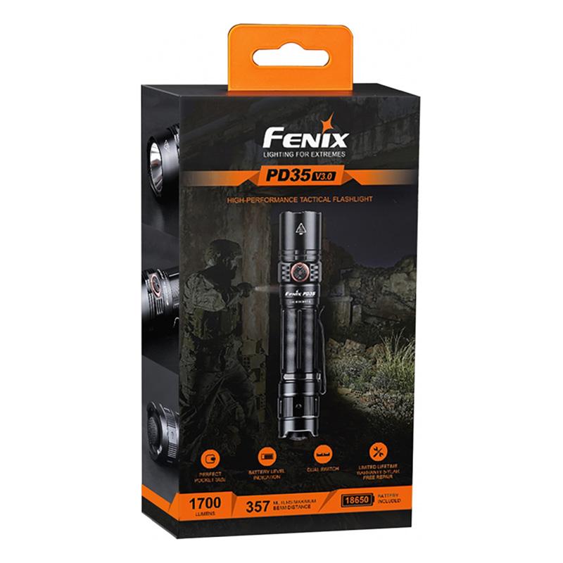 FENIX(フェニックス) PD35 V3.0 高性能 ポータブルライト Black 最大