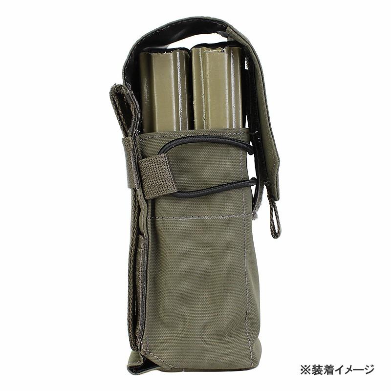 PEW Tactical TTスタイル SOF-LCS 5.56ダブルマガジンポーチ ウッド