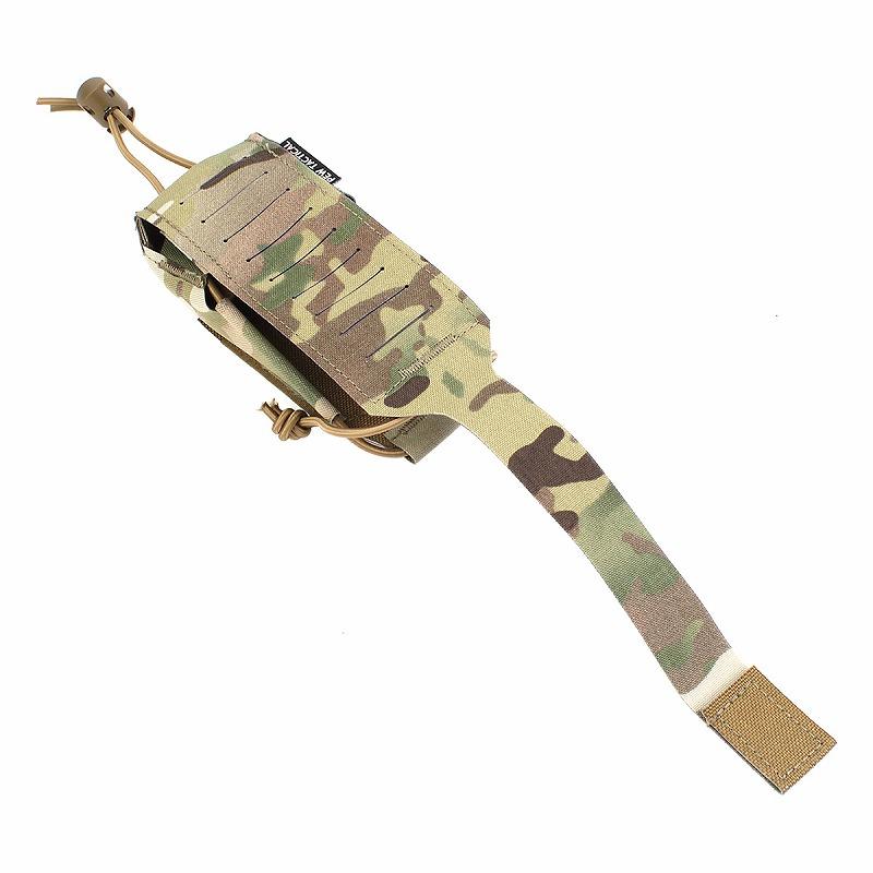 PEW Tactical BCSスタイル ラジオポーチ マルチカムブラック