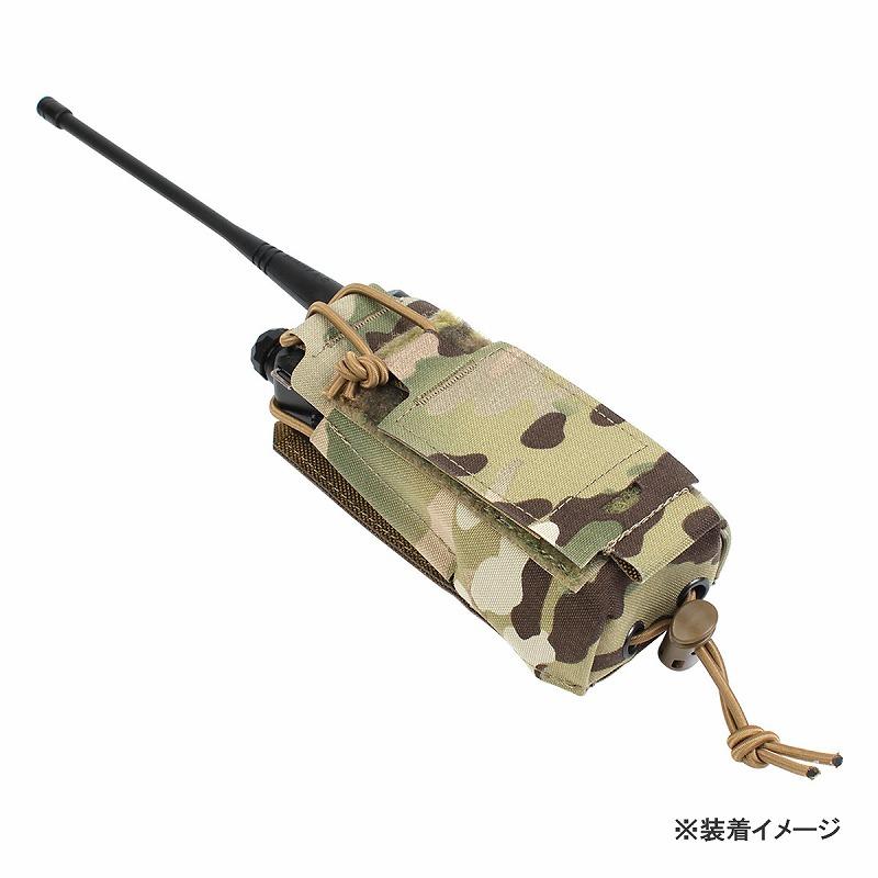 PEW Tactical BCSスタイル ラジオポーチ マルチカムブラック