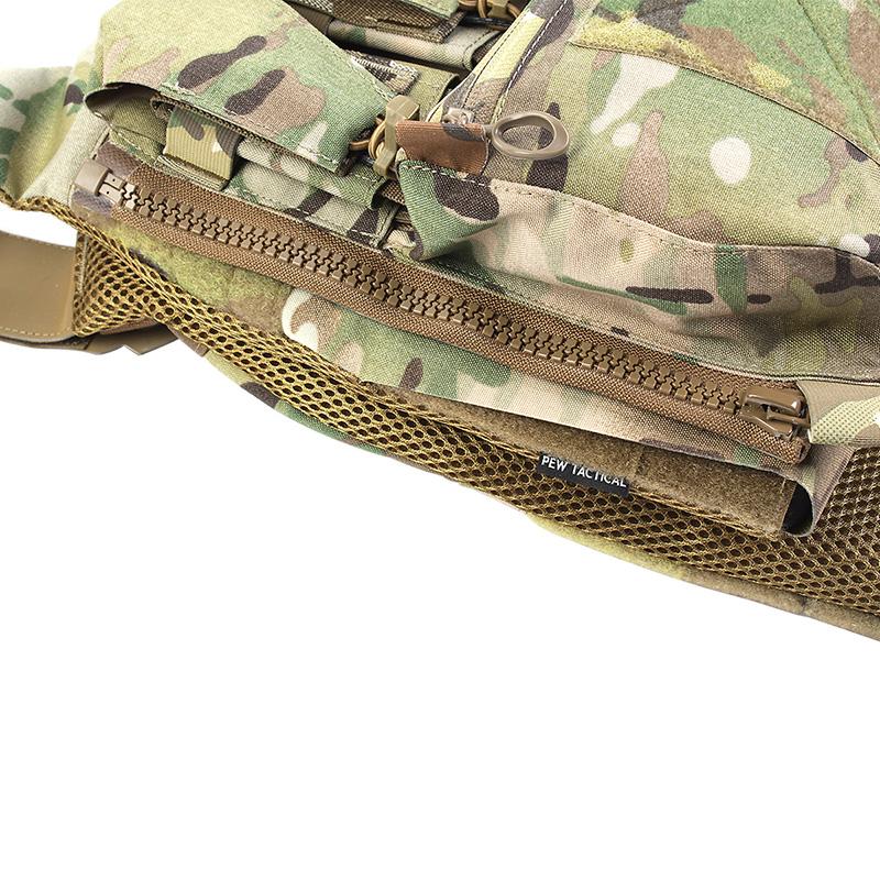 バックパネル FCPC用 コヨーテ バックパネルジッパー付き TMC Ferroタイプ BackPanelBanger プレートキャリア ZIP バック