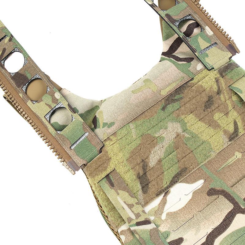 バックパネル FCPC用 コヨーテ バックパネルジッパー付き PEW Tactical FCスタイル バックパネル MOLLEジッパーキット