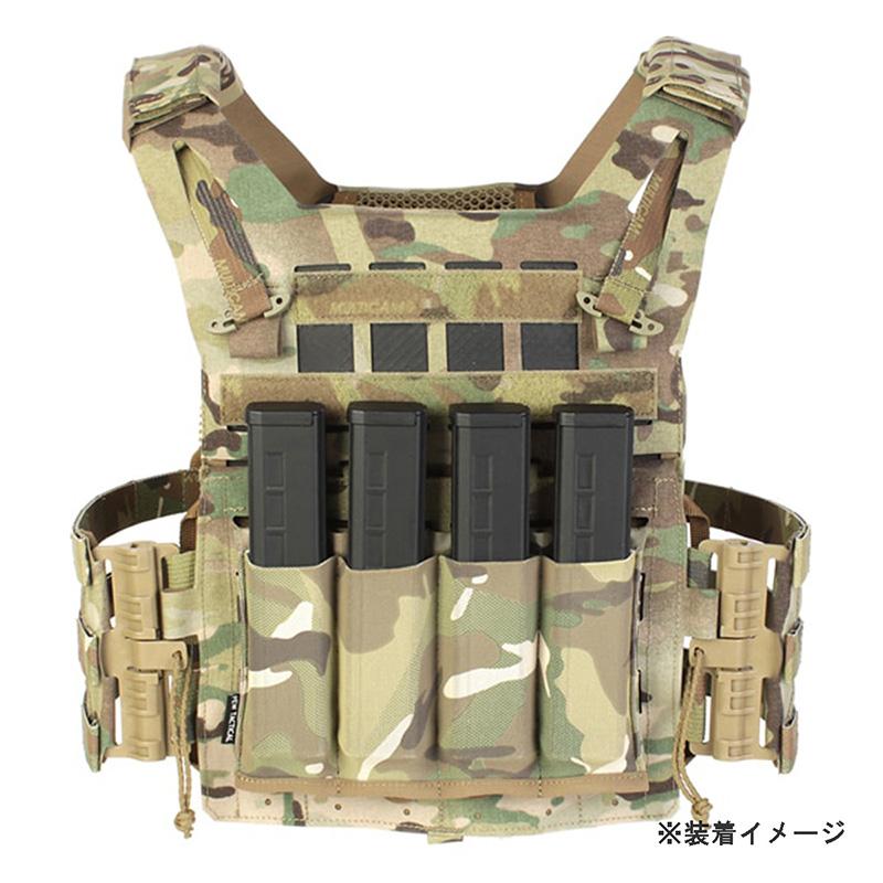 PEW Tactical BFGスタイル Ten-Speed クアッドMP7マガジンポーチ ブラック｜hercules-gear｜08