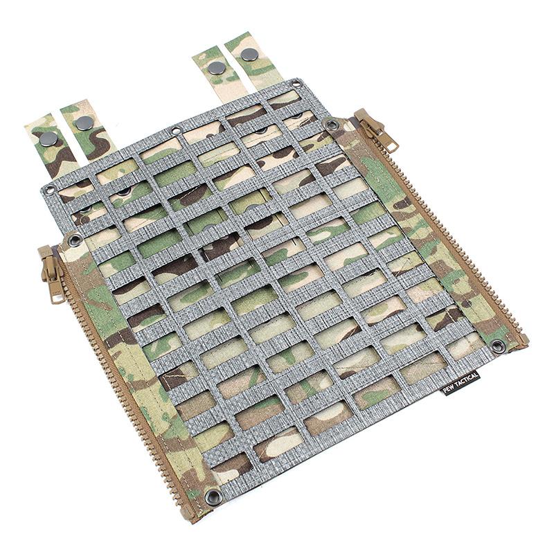 PEW Tactical SSスタイル LV119用MOLLEバックパネル マルチカム
