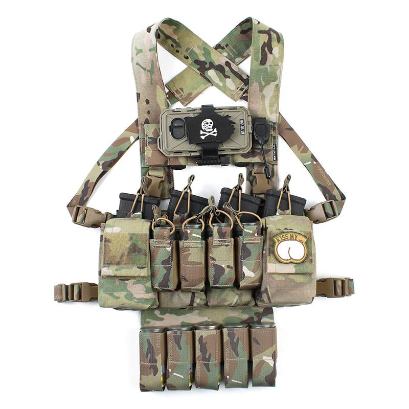 PEW Tactical HSPスタイル D3CRMチェストリグ OD PEW Tactical HSPスタイル D3CRMチェストリグ | サバゲー装備品