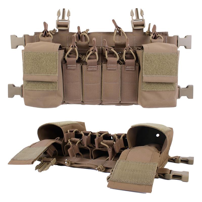 PEW Tactical HSPスタイル D3CRXチェストリグ ブラック : ミリタリー