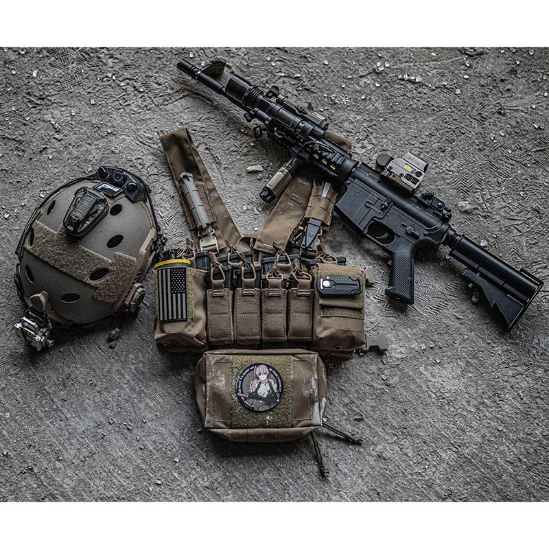 PEW Tactical HSPスタイル D3CRXチェストリグ マルチカム : ミリタリー