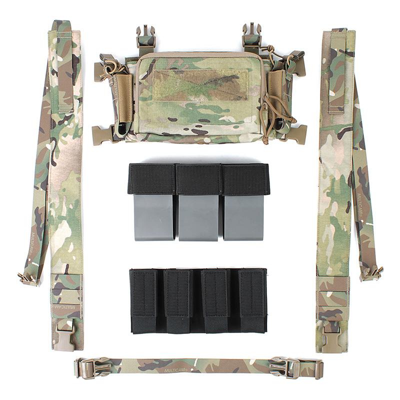 PEW Tactical HSPスタイル D3CRMチェストリグ ウッドランド