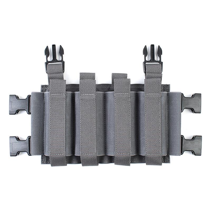 PEW Tactical SCスタイル SMGエラスティックプラカード ウルフグレイ