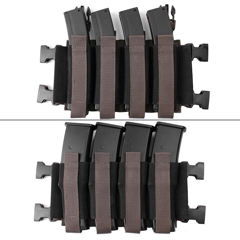 PEW Tactical SCスタイル SMGエラスティックプラカード ウルフグレイ