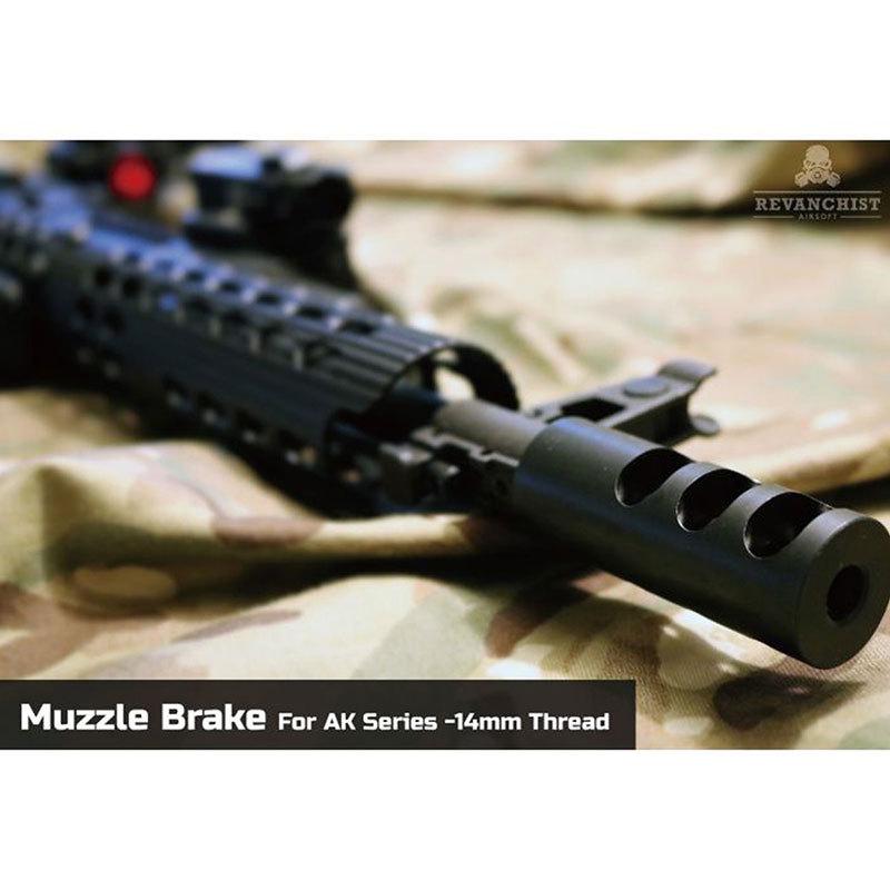 Revanchist Airsoft AK用マズルブレーキ 14mm逆ネジ 【 ネコポス可