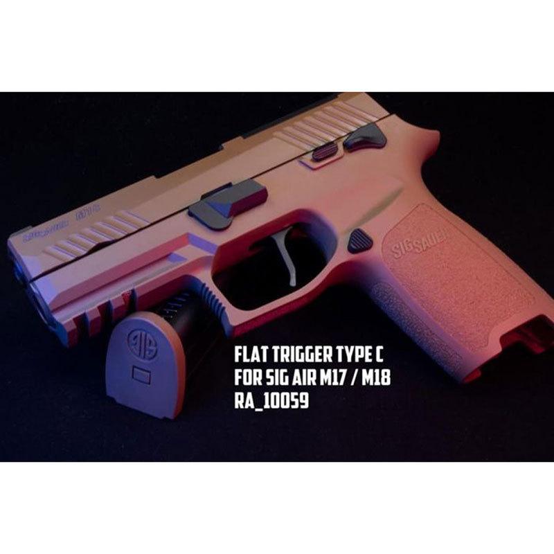 Revanchist Airsoft フラットトリガー Type C (SIG AIR/VFC M17対応) 【 ネコポス可 】|hercules-gear|07