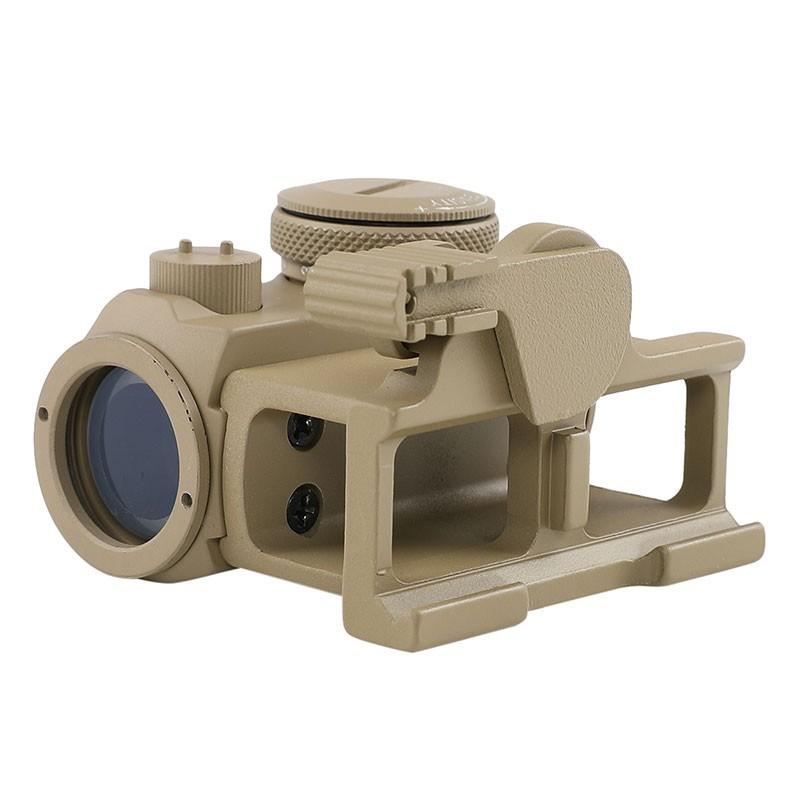 AP MICRO T-1タイプ ドットサイト ハイマウント TAN : ミリタリー