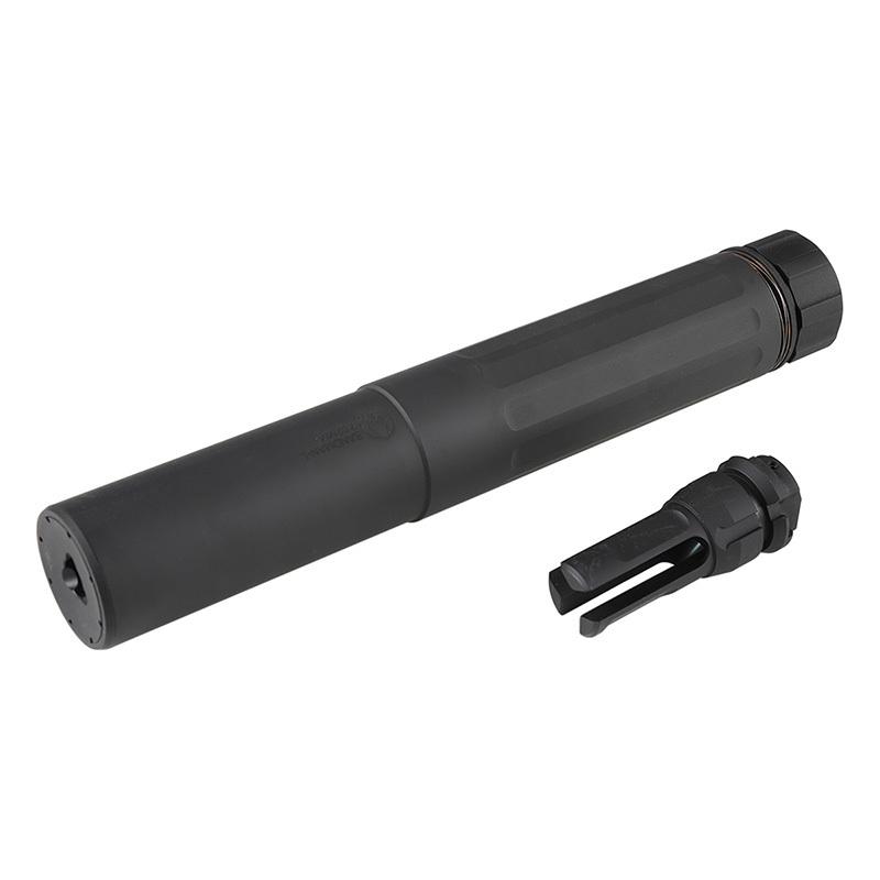 Airsoft Monster製 DEAD AIR SANDMAN L /BK Airsoft Monster DEAD AIR SANDMANタイプサイレンサー (セラコート仕様