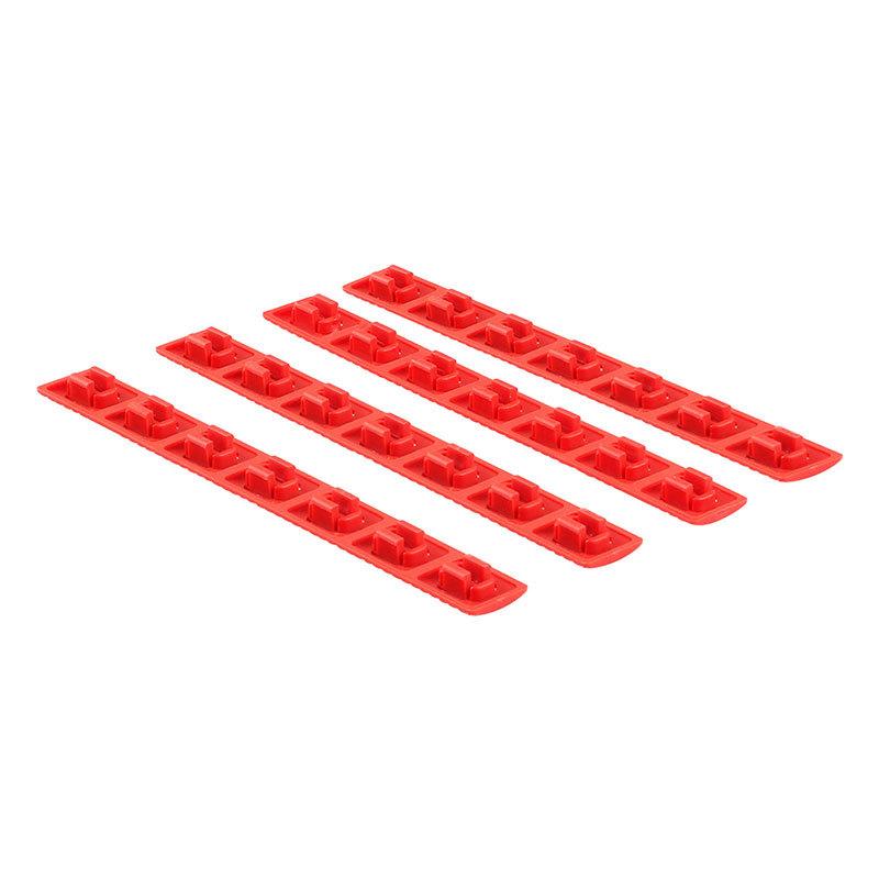 SAA BCMタイプ M-LOKレールカバー 7スロット RED 【 ネコポス可