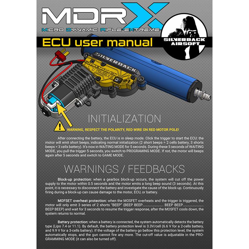 Silverback Airsoft製 ECU V3 電子トリガー(T238)MDRX 電動ガン 対応_2