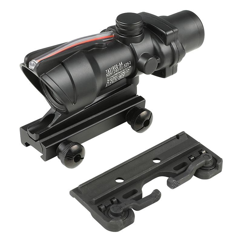 TR ACOG TA31 タイプ 4×32 集光チューブ QDマウント付き ブラック BK Black 20mmレール 4倍固定｜hercules-gear｜02