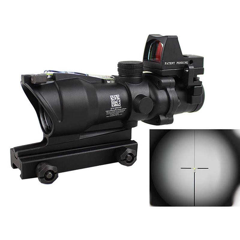 TR ACOG4×32スコープ＆RMRドットレプリカ 集光チューブ式グリーン発光