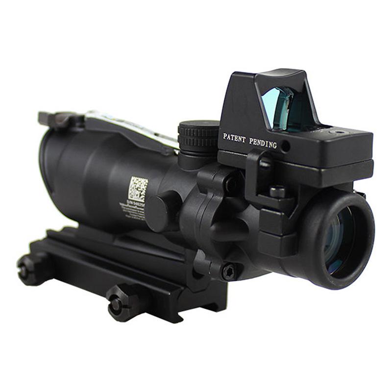 TR ACOG4×32スコープ＆RMRドットレプリカ 集光チューブ式グリーン発光