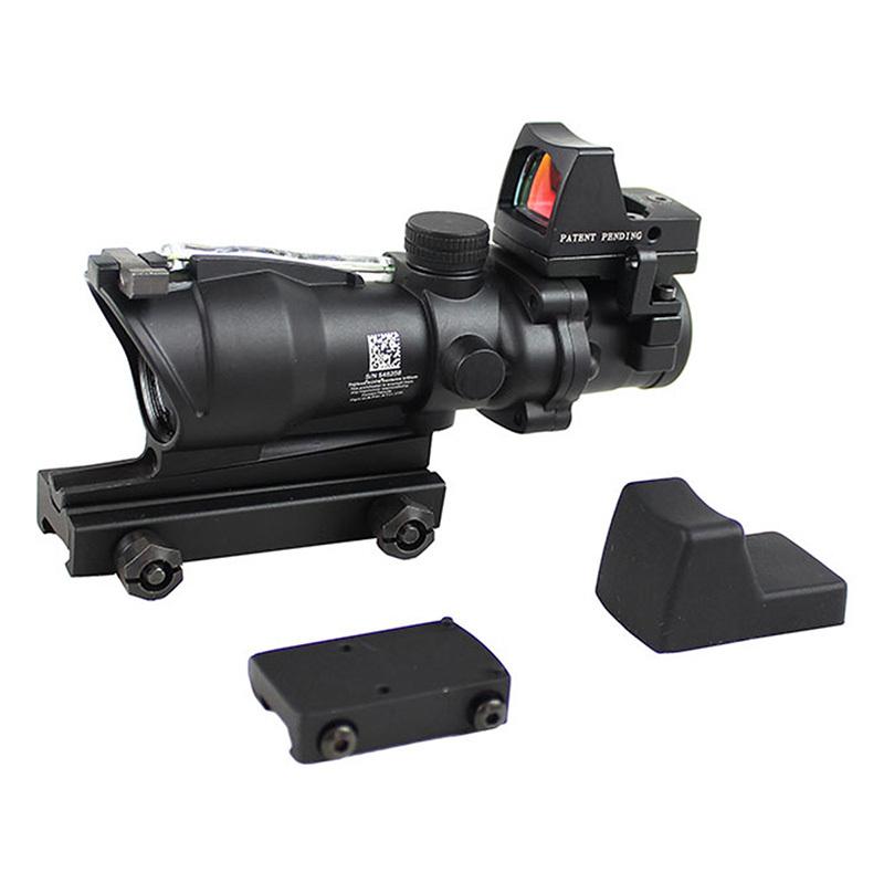 TR ACOG4×32スコープ＆RMRドットレプリカ 集光チューブ式グリーン発光