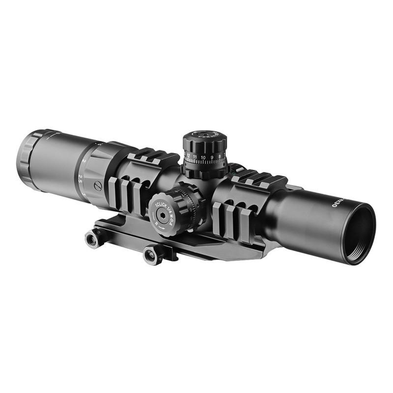 3 color Illuminated 1.5-4×30 イルミネートショートスコープ ブラック