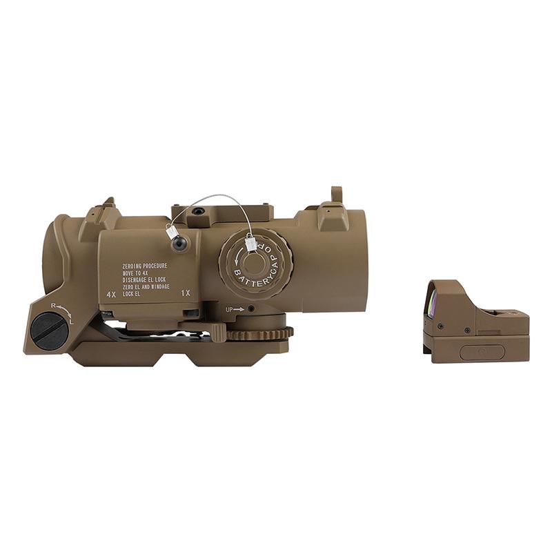 ELC Specter DR 1-4倍スコープ&ミニドットサイト ダークアース DE 20mm