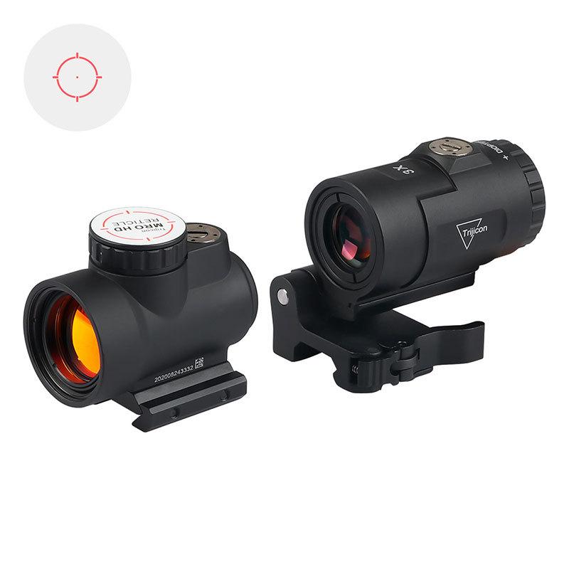 TRタイプ MROドットサイト&3倍マグニファイヤーセット ブラック BK