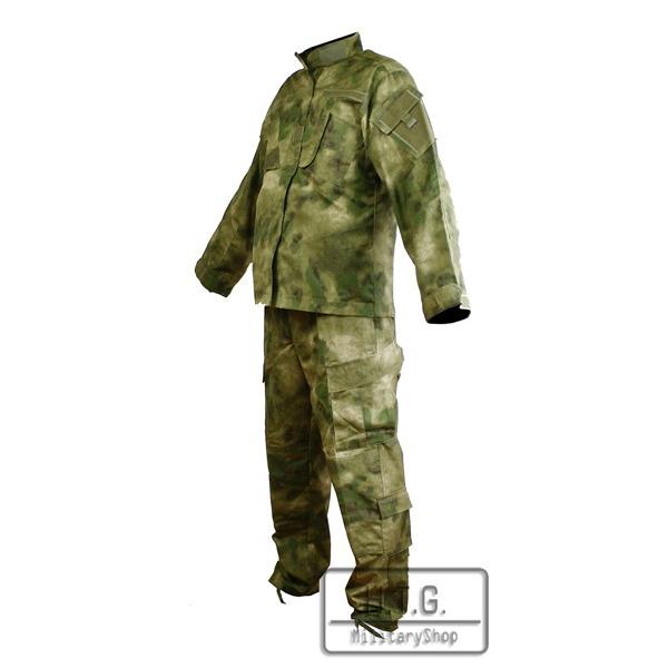 迷彩服 BDU A-TACS FG 森林迷彩 上下セット ブーニーハット付属 三点