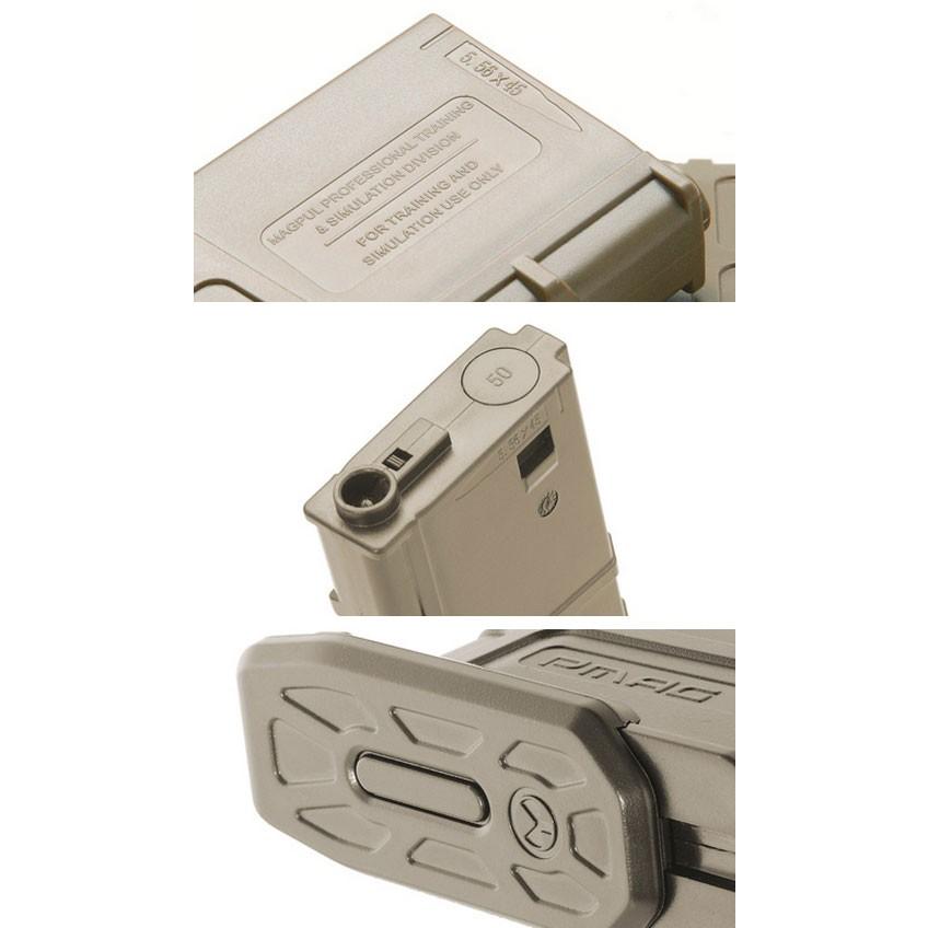 Magpul PTS/SART PMAGマガジン Mid-Cap 50連 FDE 10個パック