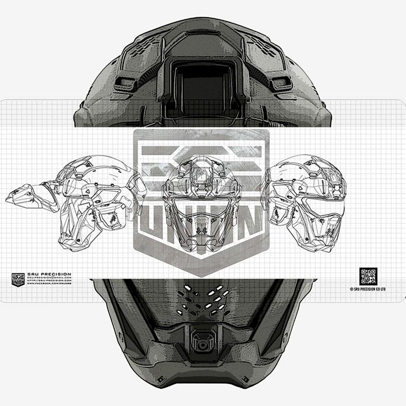 SRU タクティカルヘルメットセット (FAST BJヘルメット付属) GREY