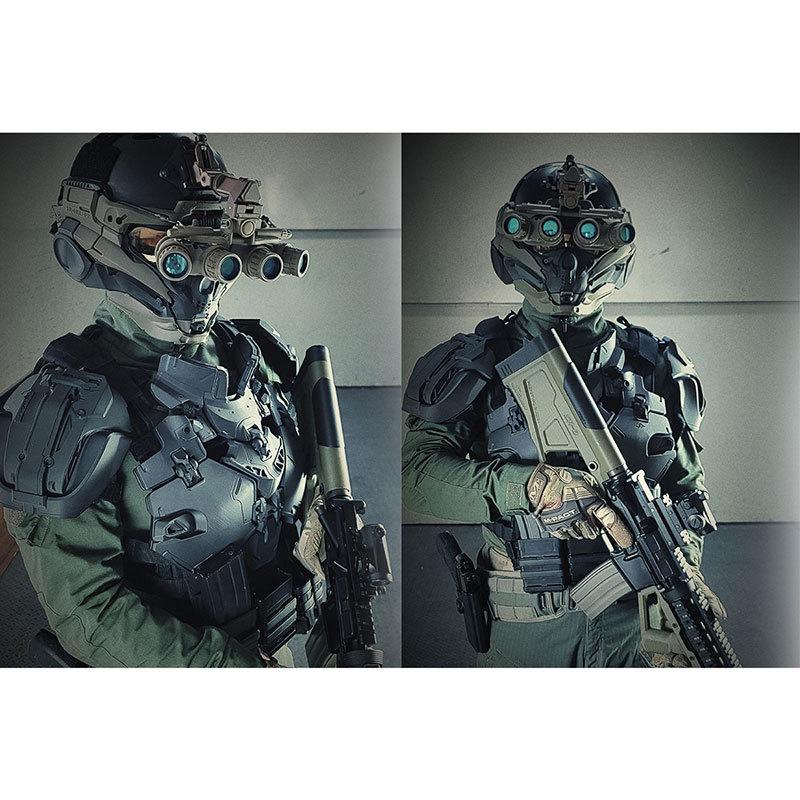 SRU タクティカルヘルメット SRU タクティカルヘルメットキット Type II (FASTヘルメット対応) TAN