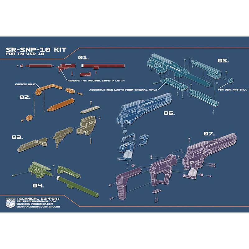 SRU VSR10 SNP Advanced キット 東京マルイ VSR-10 プロ