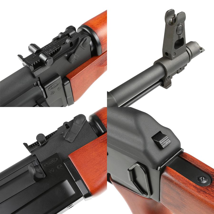 SRC AK47 フルメタル電動ガン NV (リアルウッド JP Ver.) エアガン 18