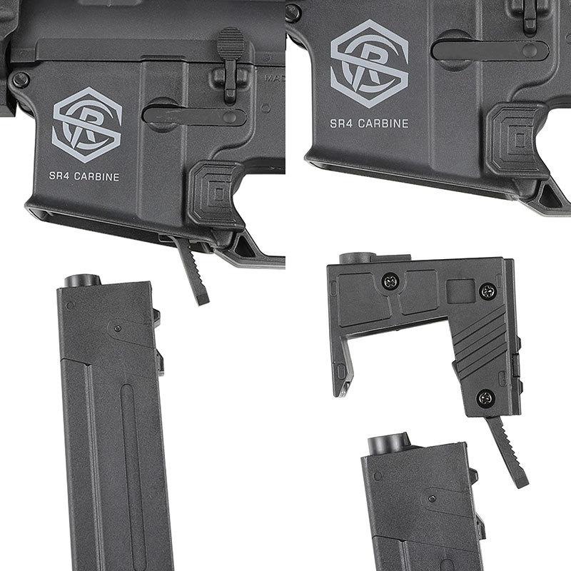 SRC FALCON 9mm SMGスタイル ゼンマイ式 スペア マガジン 280発