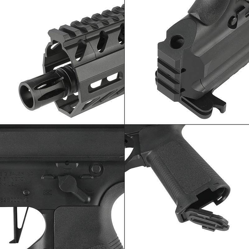 STRATOS-X MPX K 4.5inch GBBR ガスブローバックライフル Black(JP Ver./RealMarking)の画像