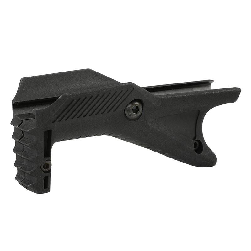 サブマシンガン ブラック フォアグリップ付き FORTIS タイプ 】 20mmレイル対応 SHIFT SHORT ANGLED GRIP