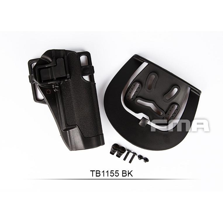 FMA BLACKHAWK! SERPAタイプ CQCホルスター M1911 右用 BK ブラック