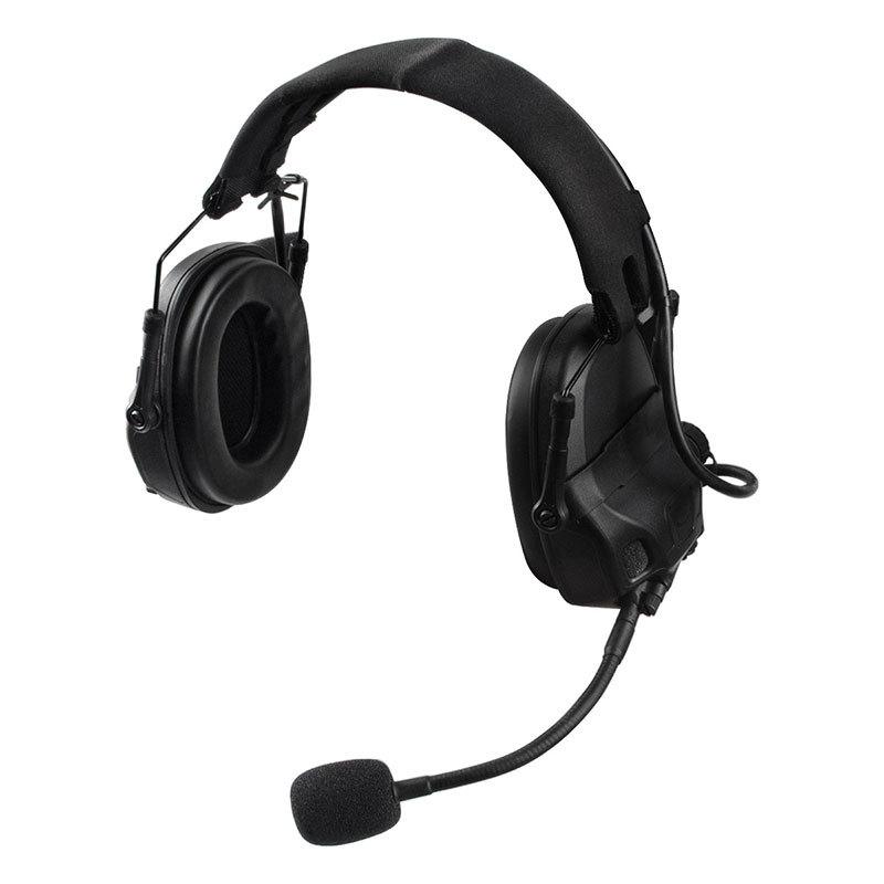 FCS&FMA AMP ヘッドセット FCS＆FMA AMP タクティカルコミュニケーションヘッドセット BK